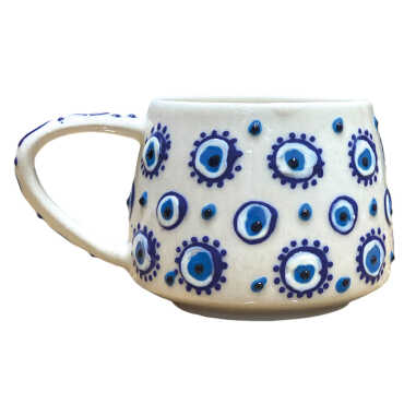Embossed Nazar Modern Mug 85X120X70 mm - Standart - 3