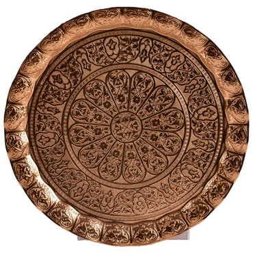 Metal Turkish Swaroski Gold Coffee Cup Set Of 6 With Velvet Gift Box - Standart - 4
