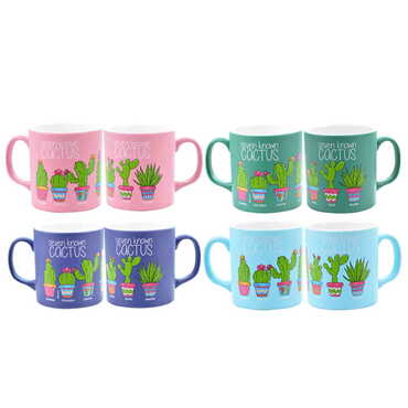 Cactus Themed Ceramic Custom Printed Mug - 5