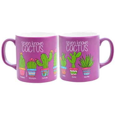 Cactus Themed Ceramic Custom Printed Mug - 6