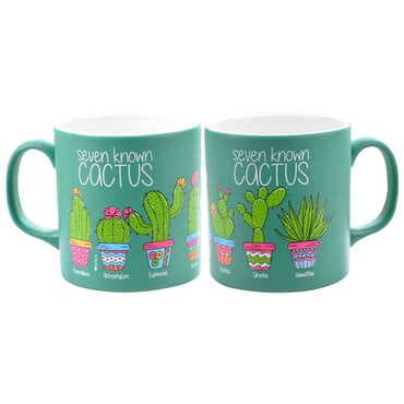 Cactus Themed Ceramic Custom Printed Mug - 8