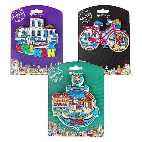 Kalkan Temalı Kartonetli Uv Polyester Magnet - 2