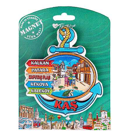 Kalkan Temalı Kartonetli Uv Polyester Magnet - 8