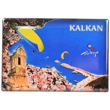Toptan Kalkan Temalı Myros Dikdörtgen Magnet 80x55 mm