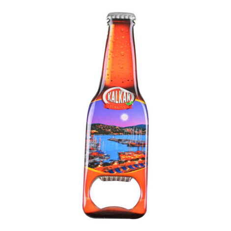 Kalkan Temalı Myros Metal Bira Şişesi Açacak Magnet 130x39 mm