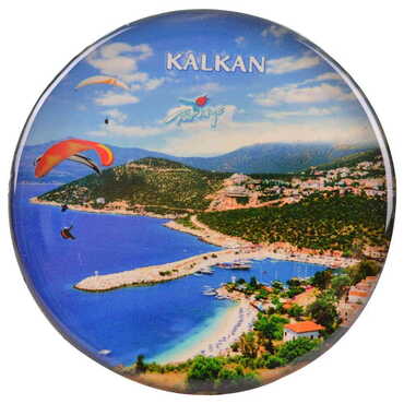 Toptan Kalkan Temalı Myros Yuvarlak Magnet 67 mm - Myros