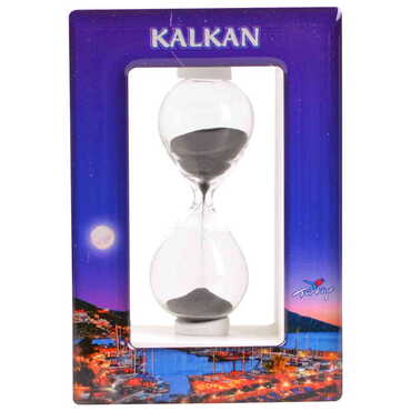 Kalkan Themed Custom Logo Printed Wooden Hourglass - 4