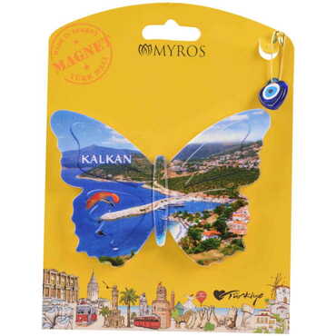 Kalkan Themed Plastic Base UV Printed Custom Backing Carded Fridge Magnet - 15