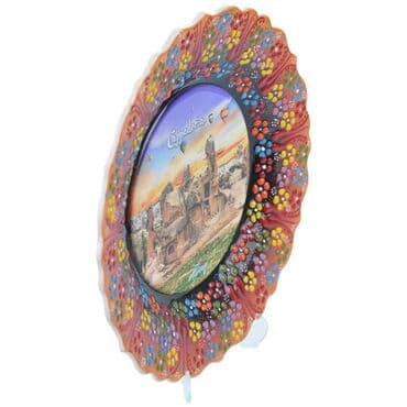 Wholesale Cappadocia Themed Myros 25 cm Decorative Plate - 2