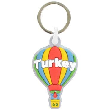 Wholesale Cappadocia Themed Rubber Keychain