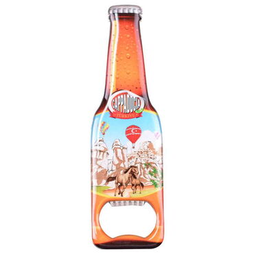 Wholesale Cappadocia Themed Myros Metal Beer Bottle Opener Refrigerator Magnet 130x39 mm - 5