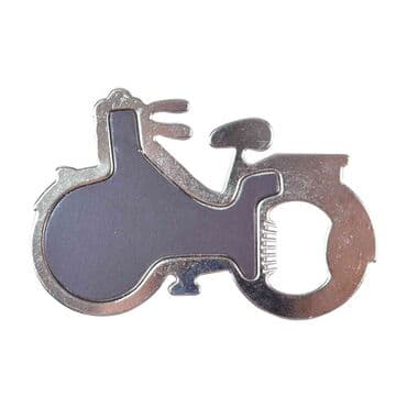 Wholesale Cappadocia Themed Myros Metal Bicycle Bottle Opener Refrigerator Magnet 100x65 mm - 2