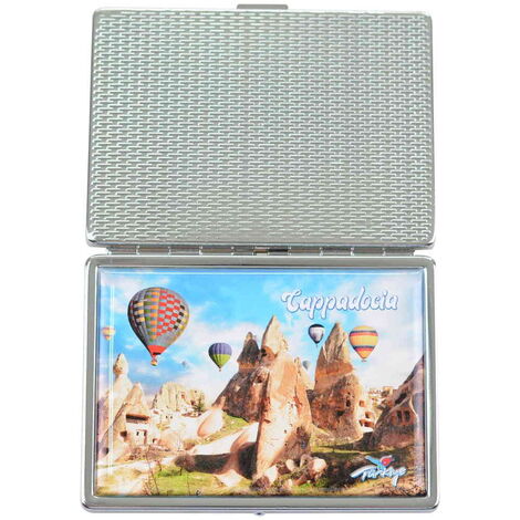 Kapadokya Temalı Myros Metal Cep Küllük 50x15 mm