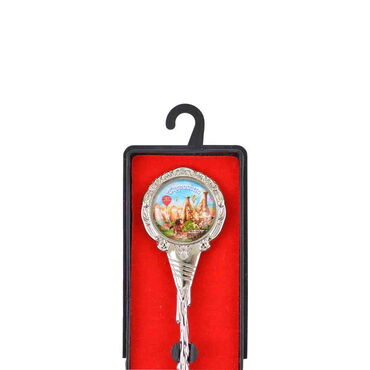 Wholesale Cappadocia Themed Myros Metal Souvenir Spoon 25x130 mm - 2