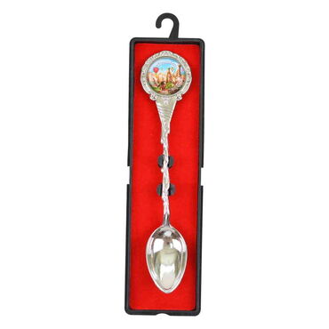 Wholesale Cappadocia Themed Myros Metal Souvenir Spoon 25x130 mm - 6