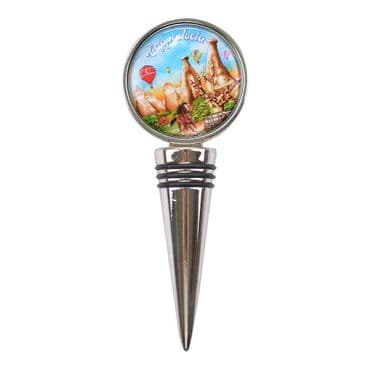 Wholesale Cappadocia Themed Myros Metal Bottle Stopper 45x115x20 mm - 7
