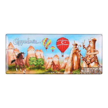 Wholesale Cappadocia Themed Myros Panoramic Refrigerator Magnet 120x50 mm - 3