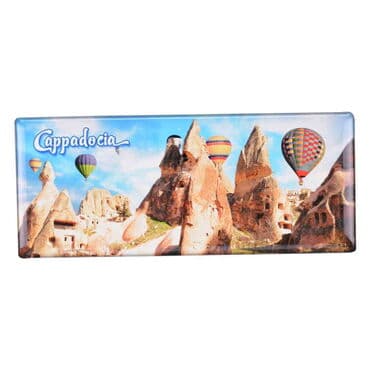 Wholesale Cappadocia Themed Myros Panoramic Refrigerator Magnet 120x50 mm - 4