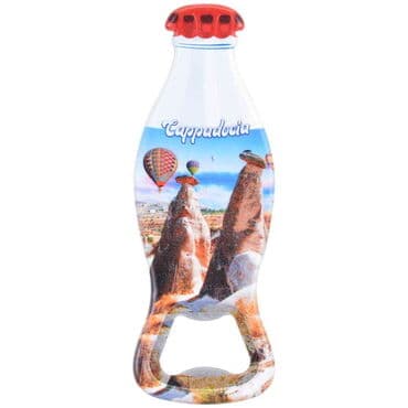 Wholesale Cappadocia Themed Myros Bottle Opener Refrigerator Magnet 42x120 mm - 5