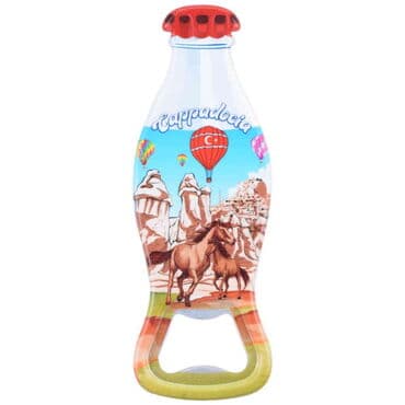 Wholesale Cappadocia Themed Myros Bottle Opener Refrigerator Magnet 42x120 mm - 6