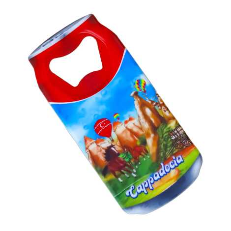 Kapadokya Temalı Myros Teneke Kutu Açacak Magnet 43x80 mm - 2