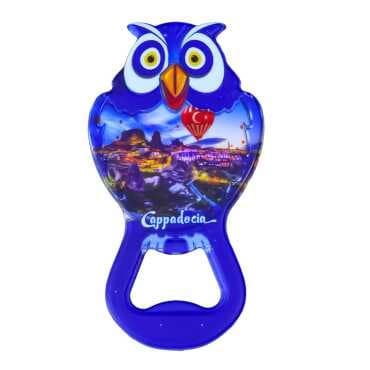 Cappadocia Themed UV Printed Owl Bottle Opener