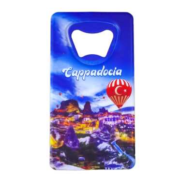 Kapadokya Temalı UV Baskılı Dikdörtgen Açacak - Myros