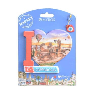 Cappodocia Themed Plastic Base UV Printed Custom Backing Carded Fridge Magnet - 7