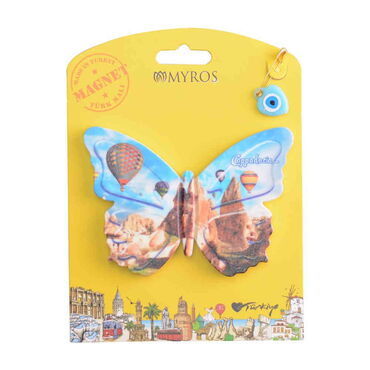 Cappodocia Themed Plastic Base UV Printed Custom Backing Carded Fridge Magnet - 10