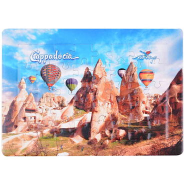 Toptan Kapadokya Temalı Uv Baskılı Puzzle 130x180 mm - Thumbnail