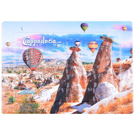 Toptan Kapadokya Temalı Uv Baskılı Puzzle 130x180 mm - 3