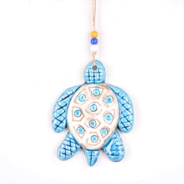 Turtle Themed Nautical Ceramics First Size Wall Hanging