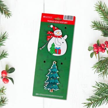 Toptan Kardan Adam Noel Baba Hediye Kutusu - Standart - 5