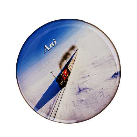 Kars Temalı Myros Yuvarlak Magnet 67 mm - 2