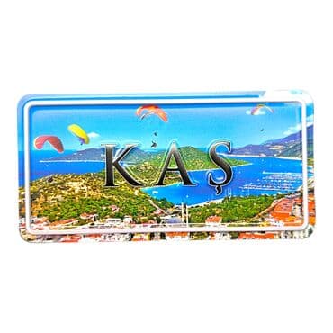 Kas Themed Embossed Pvc Oppression Fridge Magnet
