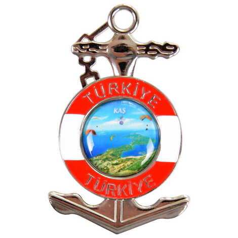 Kas Themed Customised Metal Anchor Fridge Magnet