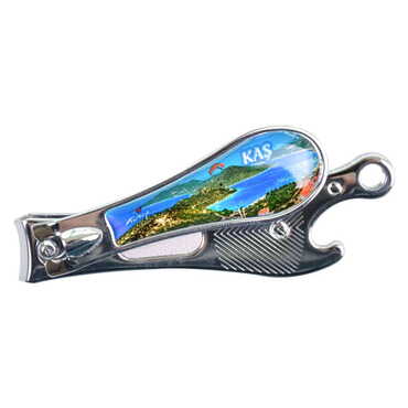 Myros - Kas Themed Customised Metal Epoxy Nail Clipper 16x80x15 mm