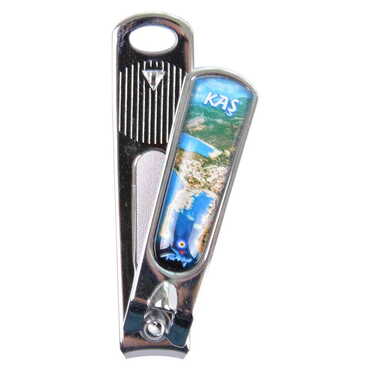 Myros - Kas Themed Customised Metal Epoxy Nail Clipper 56x13x13 mm