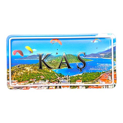 Kas Themed Embossed Pvc Oppression Fridge Magnet