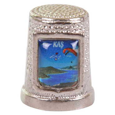 Myros - Kas Themed Metal Thimble 20X25 mm