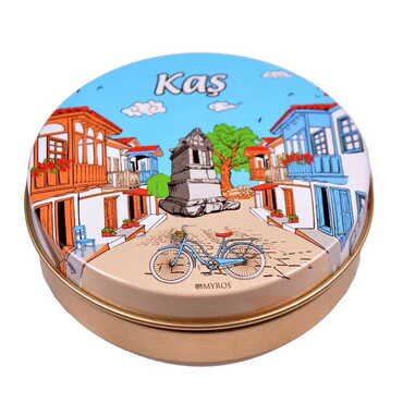 Kas Themed Tin Boxed Soap - Thumbnail