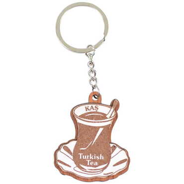 Kas Themed Wooden Custom Printed Wooden Keyring - 4