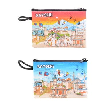Kayseri Themed Turkish Woven Wallet  113x80x8 mm - 3