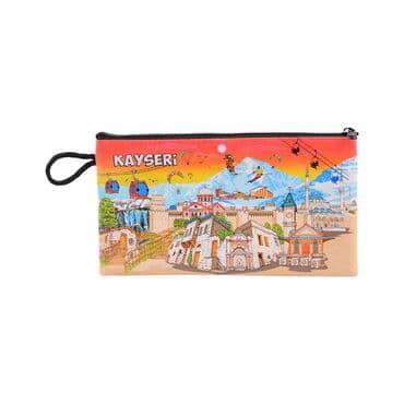 Kayseri Themed Turkish Woven Wallet 183x97x8 mm