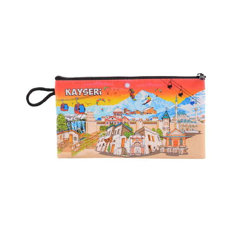 Kayseri Themed Turkish Woven Wallet 183x97x8 mm