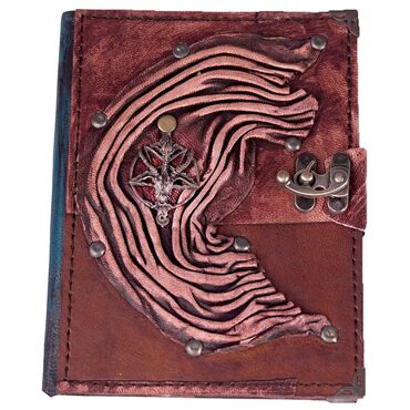 Toptan Keçi Temalı Orta Boy Deri Defter - 8