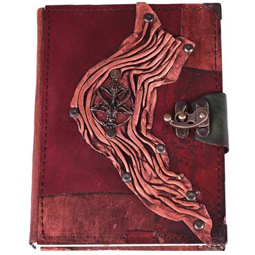 Toptan Keçi Temalı Orta Boy Deri Defter - 9