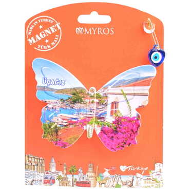 Myros - Toptan Kekova Temalı Uv Baskılı Kartonetli Plastik Magnet