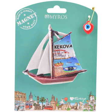 Toptan Kekova Temalı Kartonetli UV Polyester Magnet - 4