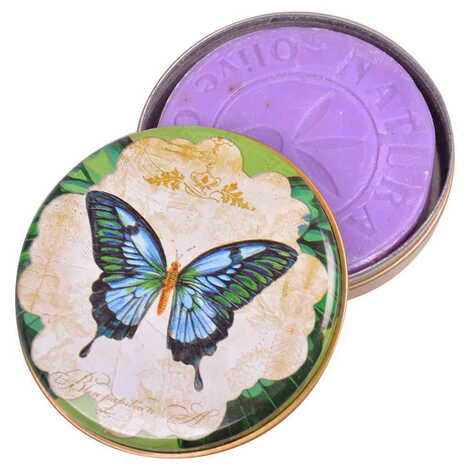 Butterfly Themed Tin Boxed Soap - 4